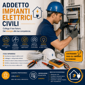 Addetto impianti elettrici civili