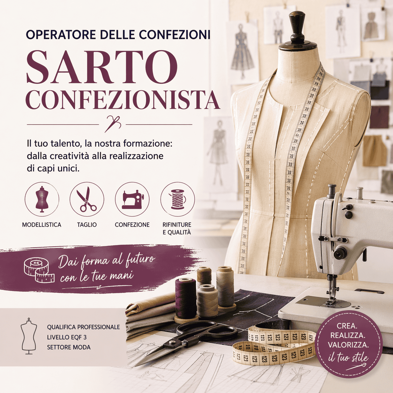 Operatore delle confezioni – sarto confezionista